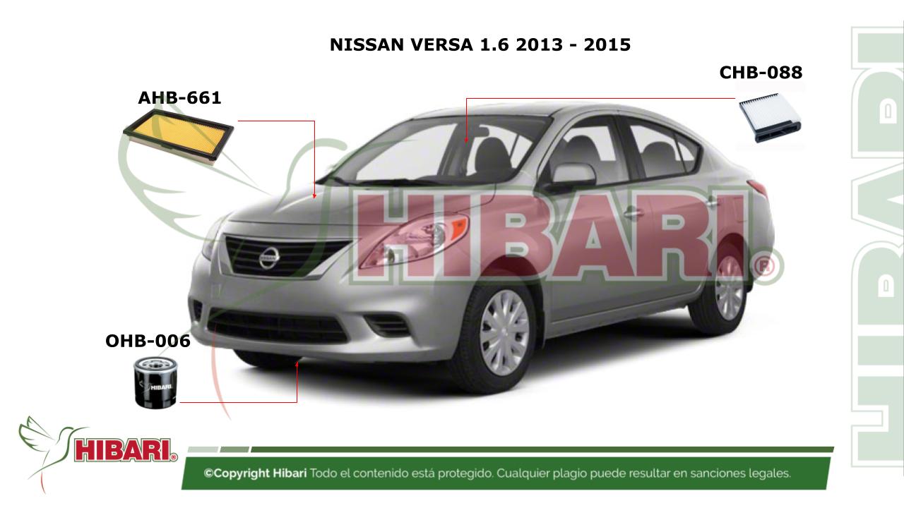 Lee más sobre el artículo NISSAN VERSA 1.6 2013 – 2015